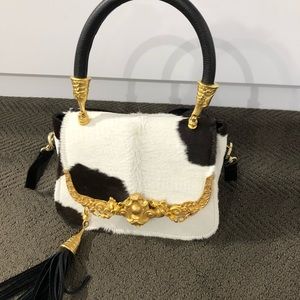 New! Ann Turk ponyhair handle and crossbody bag